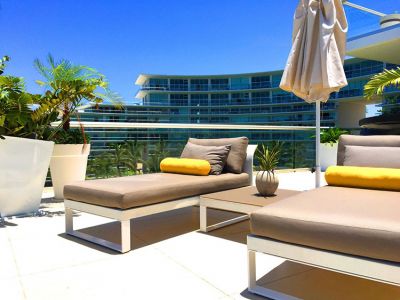 Sun Chairs Ocean Front Corner Penthouse in Peninsula Nuevo Vallarta