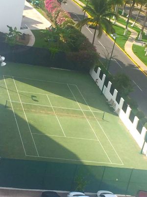 Tennis Course Villa-Magna ground floor condominium beach front Nuevo Vallarta