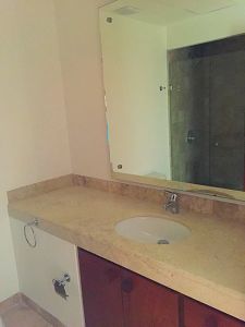 Espejo baño Condominio Isla Palmares en el Campo de Golf El Tigre en Nuevo Vallarta