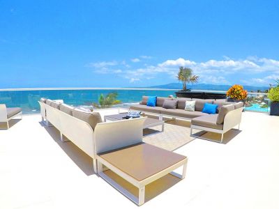 Outdoor suite Penthouse Beach Front Peninsula Nuevo Vallarta Mexico