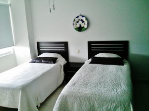 Recámara con dos camas Condominio Villa Magna Nuevo Vallarta