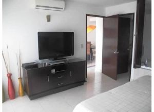 Televisión pantalla planta en habitación Condominio Villa Magna Nuevo Vallarta