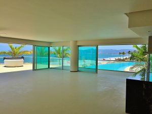 Vista a la alberca penthouse en venta Condominio Península en Nuevo Vallarta Nayarit