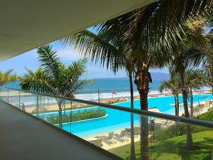 Vista al mar terraza penthouse en venta Condominio Península en Nuevo Vallarta Nayarit
